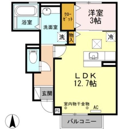 富士宮駅 バス20分  大岩入口下車：停歩2分 1階の物件間取画像